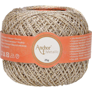 Anchor Artiste Metallic 302 Zlatá světlá