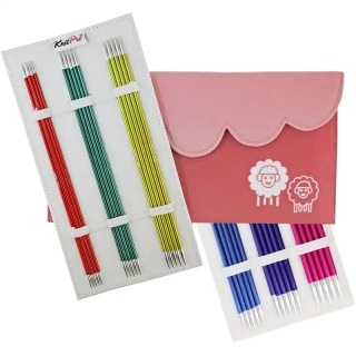 KnitPro Zing Starter set ponožkových jehlic 20cm
