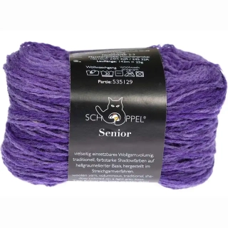 Schoppel Wolle Senior 2618 Purpurwolke Inspiration Dibadu
