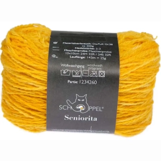 Schoppel Wolle Seniorita 2607 Sonnenstrahl Inspiration Dibadu